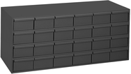 17-1/4" Deep - Steel - 24 Drawer Cabinet - for small part storage - Gray - All Tool & Supply