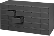 17-1/4" Deep - Steel - 30 Drawer Cabinet - for small part storage - Gray - All Tool & Supply