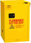 4 Gallon - All Welded - FM Approved - Flammable Safety Cabinet - Self-closing Doors - 1 Shelf - Safety Yellow - All Tool & Supply