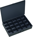 18 x 12 x 3'' - 20 Compartment Steel Boxes - All Tool & Supply