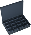 18 x 12 x 3'' - 16 Compartment Steel Boxes - All Tool & Supply