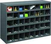 23-7/8 x 12 x 33-3/4'' (40 Compartments) - Steel Compartment Bin Cabinet - All Tool & Supply