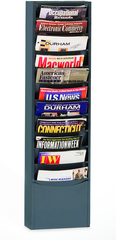 9-3/4 x 4-1/8 x 36'' - 11 Pocket Literature Rack - All Tool & Supply