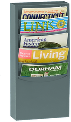 9-3/4 x 4-1/8 x 20-1/4'' - 5 Pocket Literature Rack - All Tool & Supply