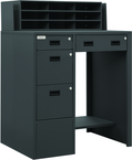 Stationary File Work Station and Stand Up Desk - All Tool & Supply