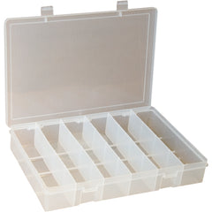 6 COMPARTMENT BOX CLEAR - All Tool & Supply