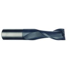 3/4 Dia. x 5 Overall Length 2-Flute Square End Solid Carbide SE End Mill-Round Shank-Center Cut-Uncoated - All Tool & Supply