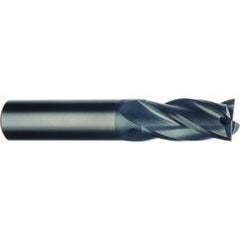 20mm Dia. x 104mm Overall Length 4-Flute Square End Solid Carbide SE End Mill-Round Shank-Center Cut-AlTiN - All Tool & Supply