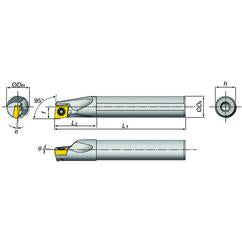 E16-SDXXR2-D20 Indexable Coolant Thru Boring Bar - All Tool & Supply