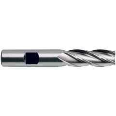 23/64″ × 3/8″ × 3/4″ × 2 1/2″ 4 Flute Square End HSSCo8 End Mill-Flat Shank - Uncoated - All Tool & Supply