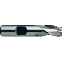 5/32″ × 1/4″ × 1/4″ × 1 9/32″ 3 Flute Square End HSSCo8 End Mill-Flat Shank - TiN - All Tool & Supply