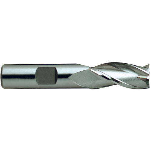 7/32″ × 1/4″ × 1/2″ × 1 3/4″ 3 Flute Square End HSSCo8 End Mill-Flat Shank - Uncoated - All Tool & Supply