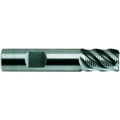 3/8 X 3/8 X 1/2 X 2 5Fl Stub SE Rougher.Carbide TiAlN-Futura Coated - All Tool & Supply