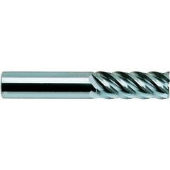 1/2-1/2-1-1/4-3 R.030 5Fl Reg SE H-45 R.030 CBD TiAlN-Futura Coated End Mill - All Tool & Supply