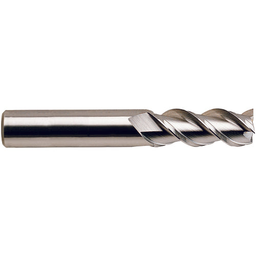 1/8″ × 1/8″ × 3/8″ × 1 1/2″ 3 Flute Square End Carbide End Mill-Plain Shank - Uncoated - All Tool & Supply