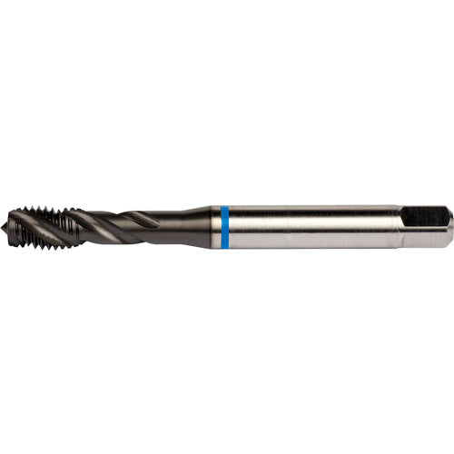 M18x1.5 HSS-E PM 4 Flute 6H 40 Degree Blue Shark Machine Tap Spiral Flute-Super-B E-code # E768M18X1.5 - Exact Industrial Supply