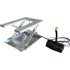 Low Profile Stainless Steel Elec U Lift Table - Exact Industrial Supply