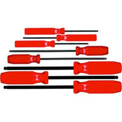 8PC BALL HEX SCREWDRIVER SET IN - All Tool & Supply