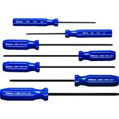 7PC BALL HEX SCREWDRIVER SET METRIC - All Tool & Supply