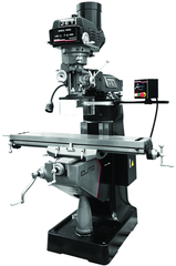 9 x 49" Table Variable Speed Mill With 2-Axis ACU-RITE DP700 DRO and X - Y-Axis JET Powerfeeds - All Tool & Supply