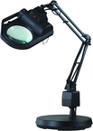 LED Illuminated Magnifier - 45" Articulating Arm - Adjustable Clamp Base - All Tool & Supply