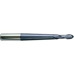 1/4-1/2-3/4-7-3/4 2Fl H - 30 Pencil Neck Ball X-Power End Mill - All Tool & Supply