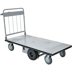 Electric Matl Hndl No Sides Cart 28 × 60 - Exact Industrial Supply