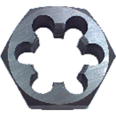 ‎3/8-24 NF / Carbon Steel Std Thread Hexagon Die - All Tool & Supply