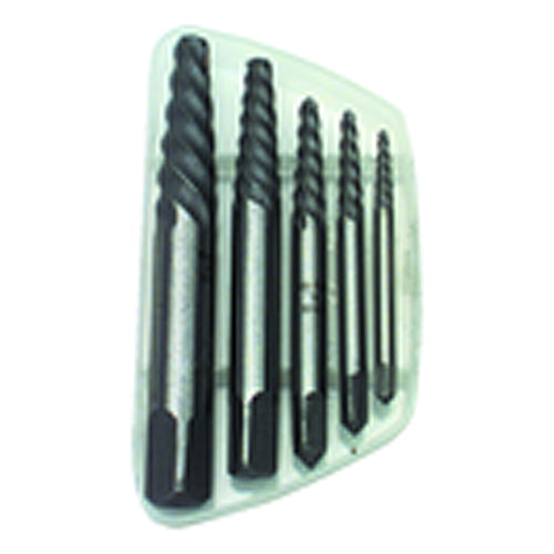 5 Pieces - Spiral Screw Extractor Set - All Tool & Supply