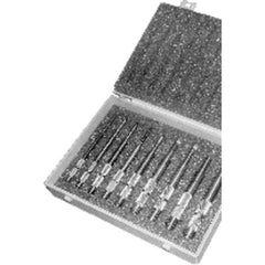 9 Pc. #0 thru 1/2″áHSSáTap Extension Set - Exact Industrial Supply