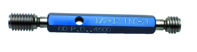 9/16-12 NC - Class 2B - Double End Thread Plug Gage with Handle - All Tool & Supply