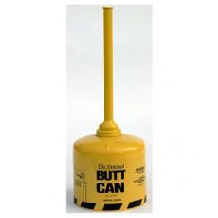 5 GAL CIGARETTE DISPOSAL CAN YELLOW - All Tool & Supply