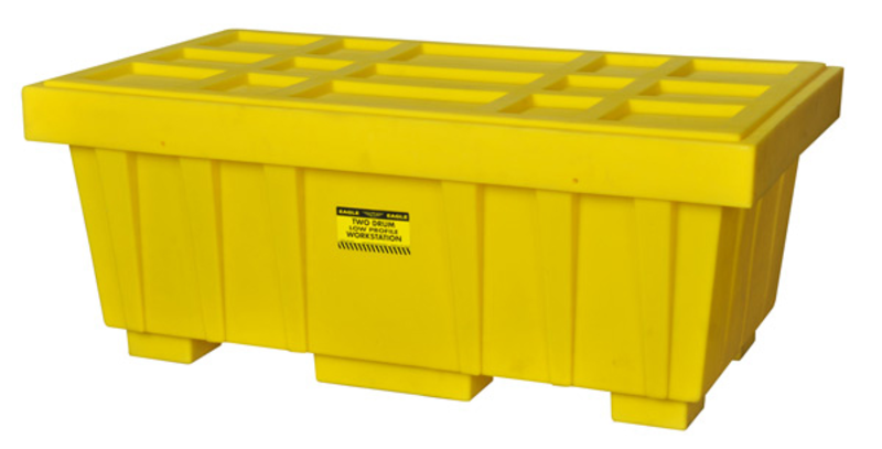 110 GAL SPILL KIT BOX YELLOW W/COVER - All Tool & Supply