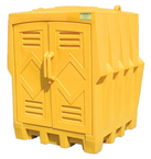 4 DRUM ALL POLY OUTDOOR STORAGE BUIL - All Tool & Supply