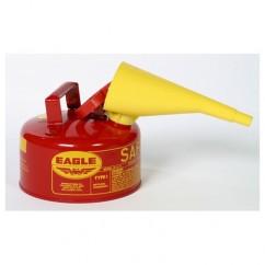 1 GAL TYPE I SAFETY CAN W/FUNNEL - All Tool & Supply