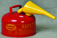 2 GAL TYPE I SAFETY CAN W/FUNNEL - All Tool & Supply