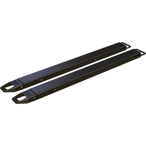 Fork Extensions 4″ × 63″ Standard Black (Pair) - Exact Industrial Supply