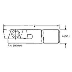 THE758R - 5/8 x 5/8" SH - Mini Groove Toolholder - All Tool & Supply