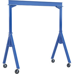 Fixed Ht Stl Gantry Crane 4K 118″ VG Casters