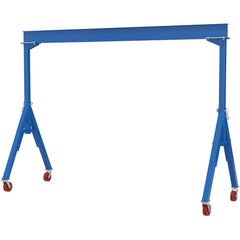 Fixed Ht Stl Gantry Crane 6K 236″ VG Casters