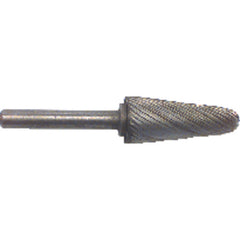 1/4 × 5/8 x " SH Tapered Radius End Shape - HSS - Burr - All Tool & Supply