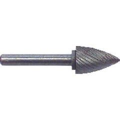 1/2 × 3/4 × 1/4″ SH Tree Pt End Shape - HSS - Burr - All Tool & Supply