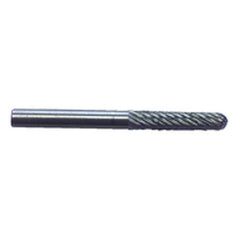 1/8 × 5/8 × 1/8″ SH Cyl Radius Shape - HSS - Burr - All Tool & Supply