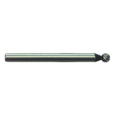 1/8 × 1/8″ SH Ball End Shape - HSS - Burr - All Tool & Supply