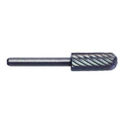 1/4 × 5/8 × 1/8″ SH Cyl Radius Shape - HSS - Burr - All Tool & Supply