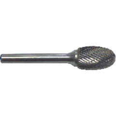 1/4 EdgeHog Elliptical Miniature Carbide Bur SE-51 Std Alt. Diamond(Double) - All Tool & Supply