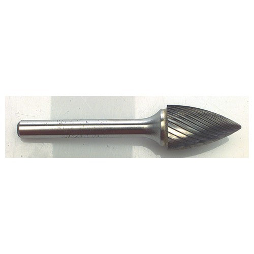 1/4 EdgeHog Tree Shape Pointed End Carbide Bur SG-1 Standard - All Tool & Supply