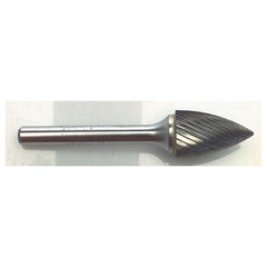 1/8 EdgeHog Tree Shape Pointed End Miniature Carbide Bur SG-41 Standard - All Tool & Supply