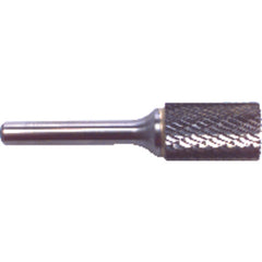 1/8 EdgeHog Cylindrical End Cut Carbide Bur SB-43 3″ Overall Length Std Alt. Diamond (Double) - All Tool & Supply