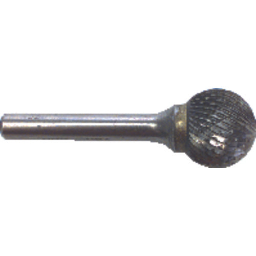 SD4 7/16 × 3/8 × 1/4″ SH Dbl Cut Ball End - CBD - Burr - All Tool & Supply